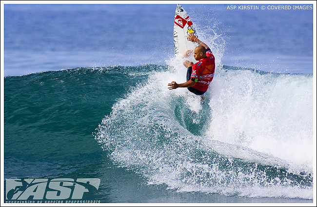 Kelly Slater Boost Mobile Pro Lower Trestles Day 4.  Surfing Photo Credit ASP Tostee